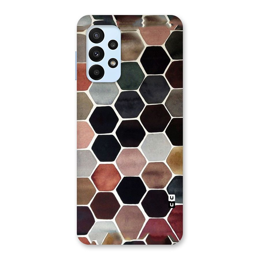 Elite Pastel Hexagons Back Case for Galaxy A23