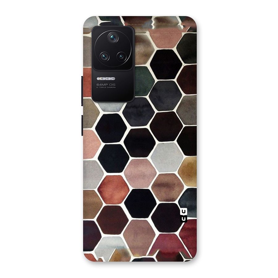 Elite Pastel Hexagons Back Case for Poco F4 5G