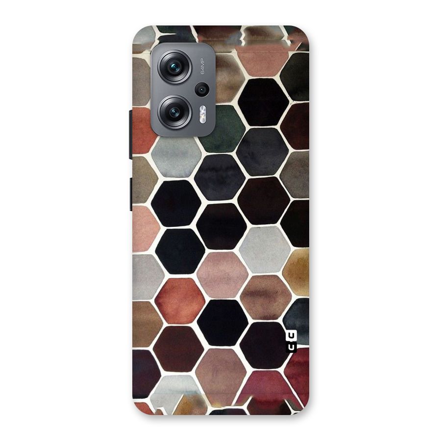 Elite Pastel Hexagons Back Case for Redmi K50i