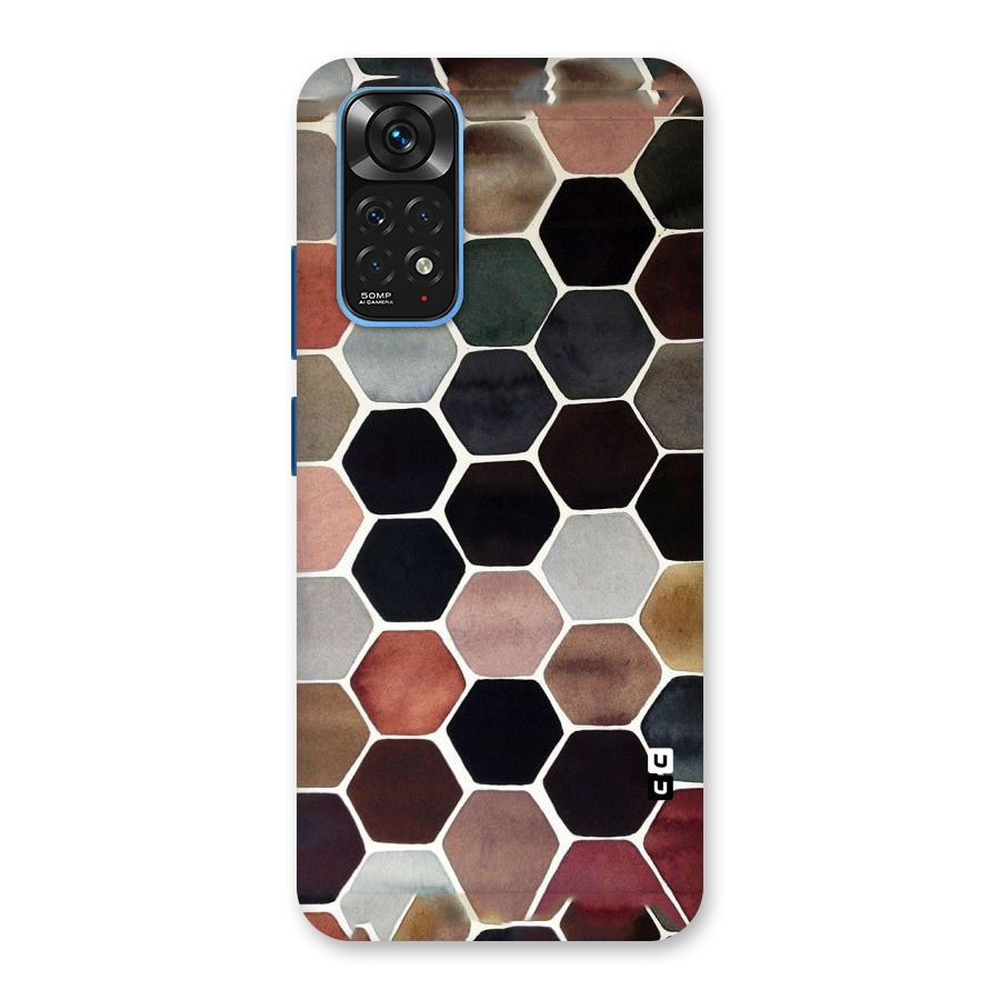 Elite Pastel Hexagons Back Case for Redmi Note 11S