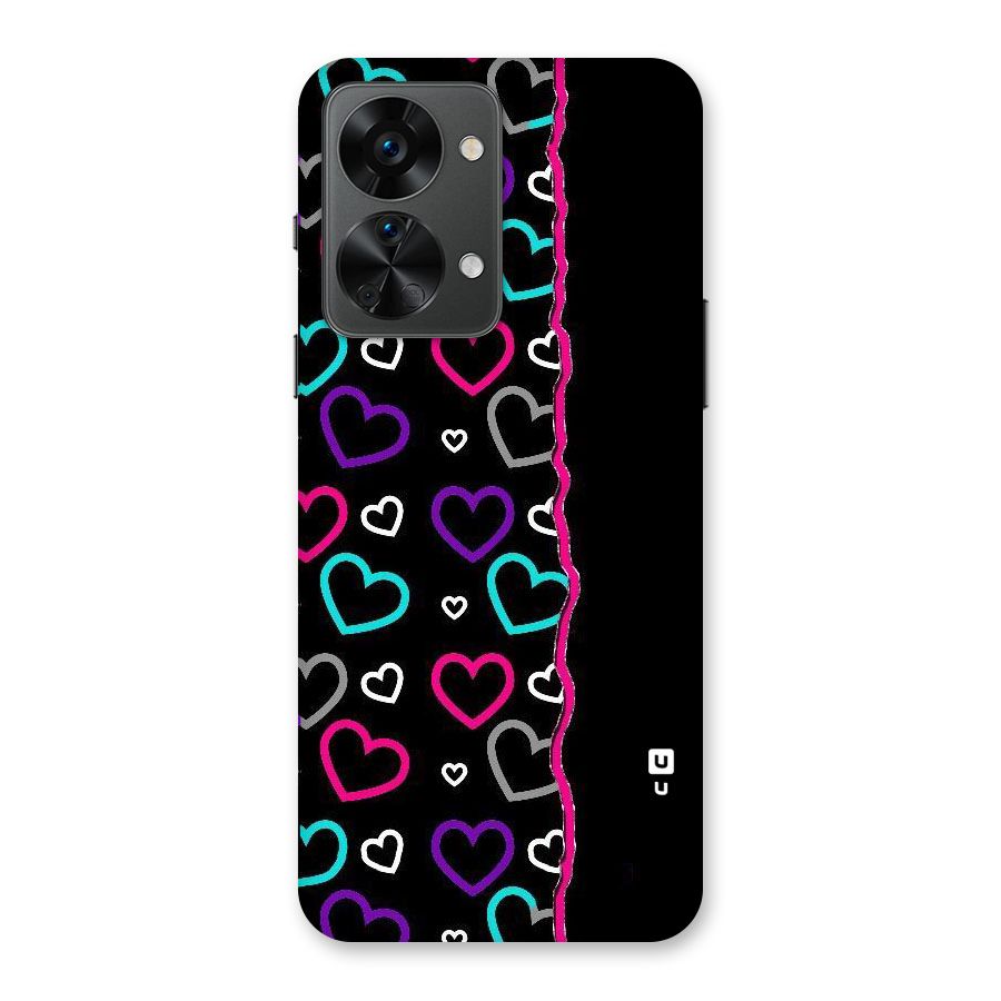 Empty Hearts Back Case for OnePlus Nord 2T