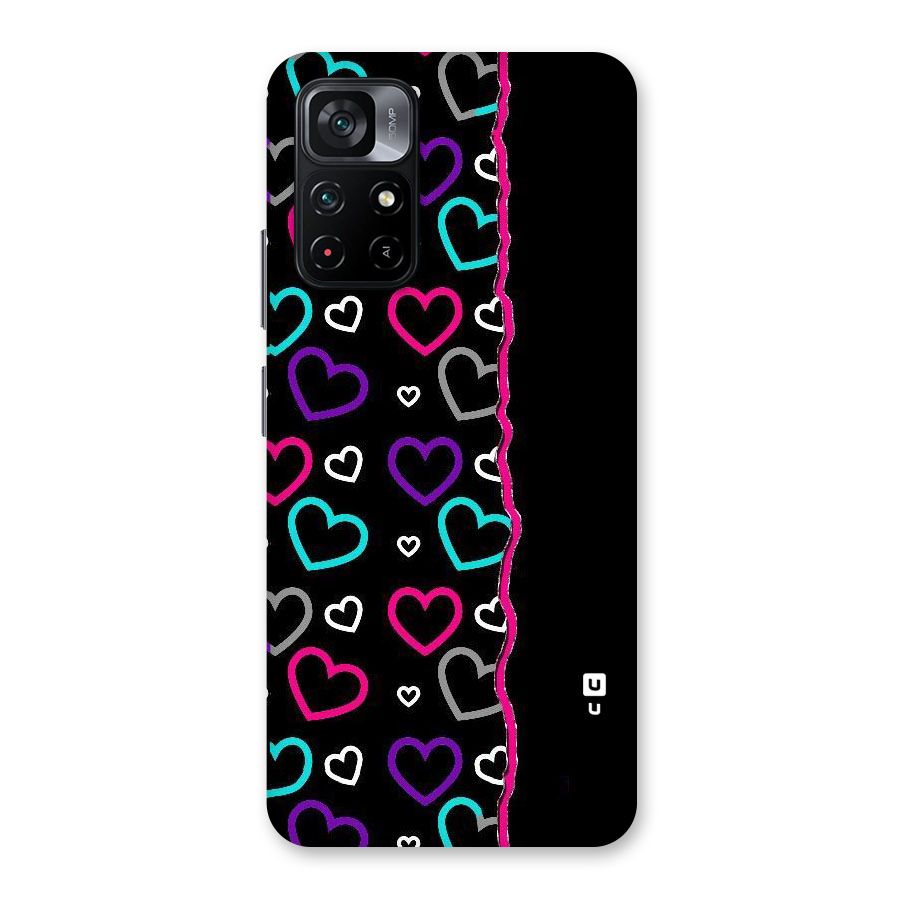 Empty Hearts Back Case for Poco M4 Pro 5G