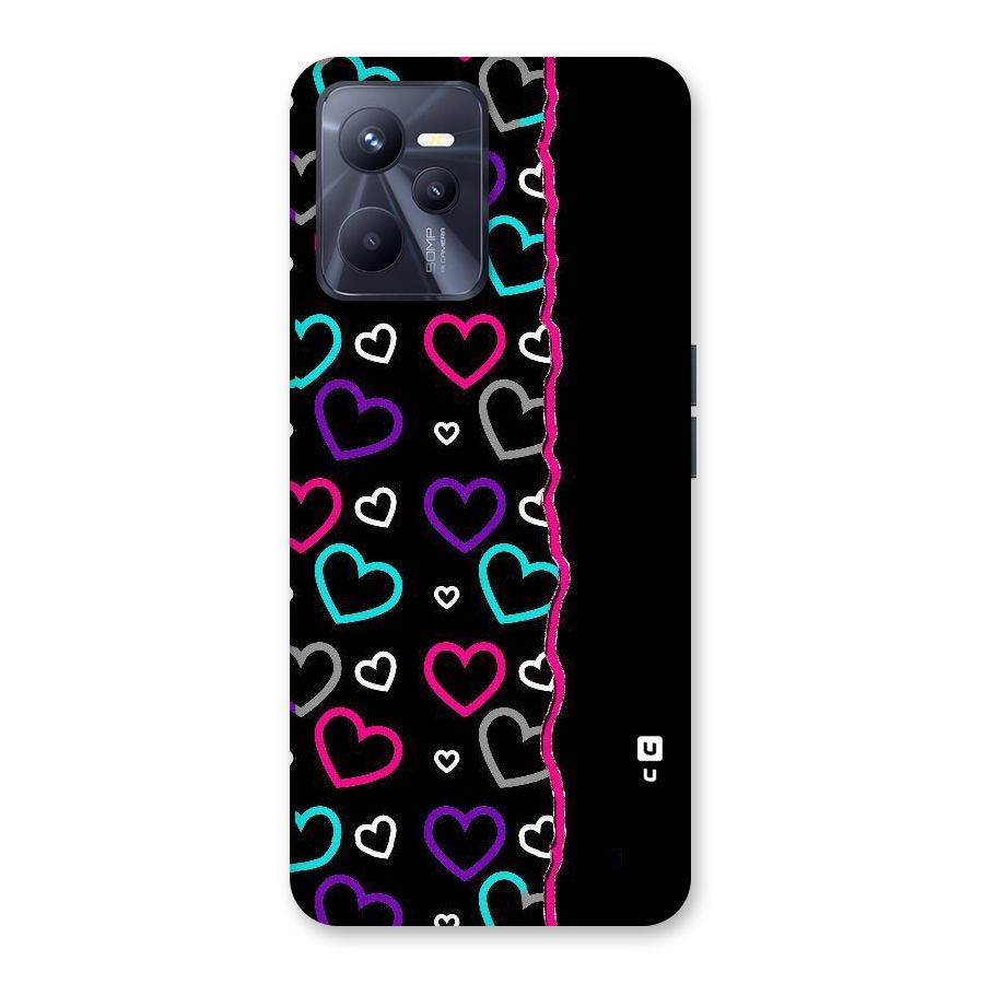 Empty Hearts Back Case for Realme C35