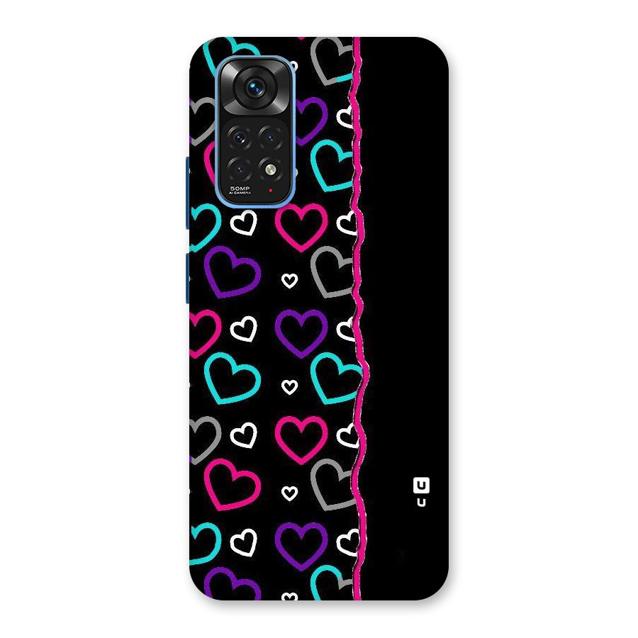 Empty Hearts Back Case for Redmi Note 11S