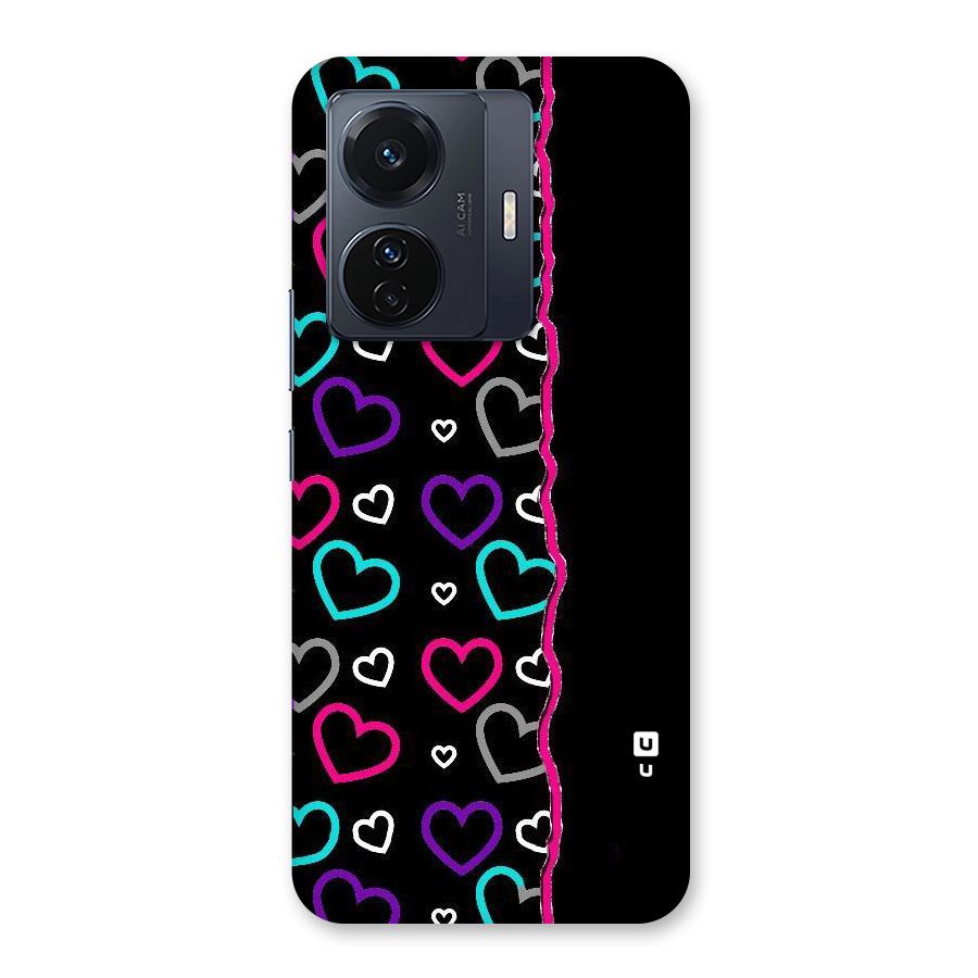 Empty Hearts Back Case for Vivo T1 Pro