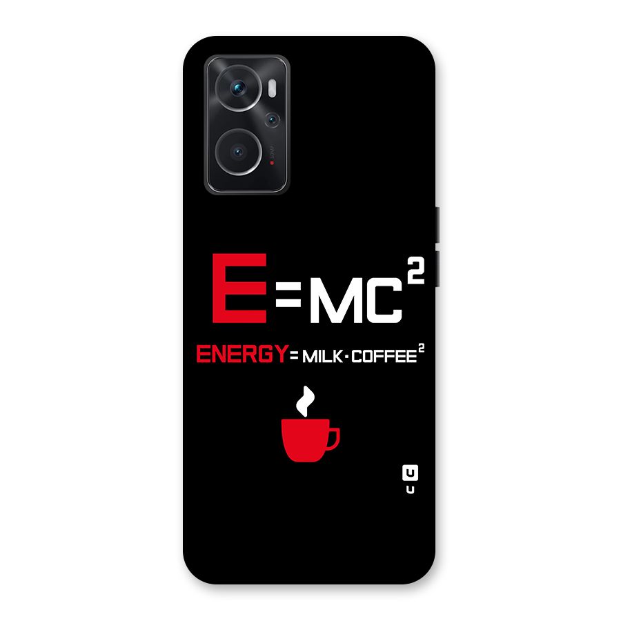 Energy Coffee Equation Back Case for Oppo K10 4G