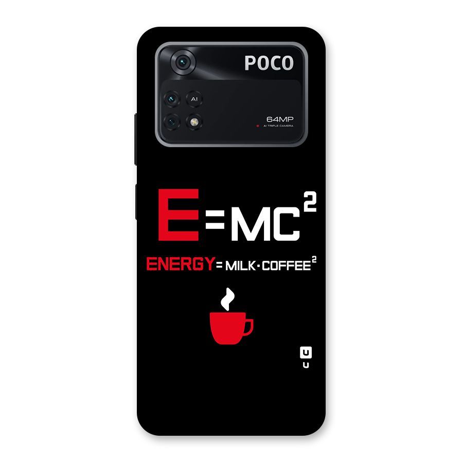 Energy Coffee Equation Back Case for Poco M4 Pro 4G