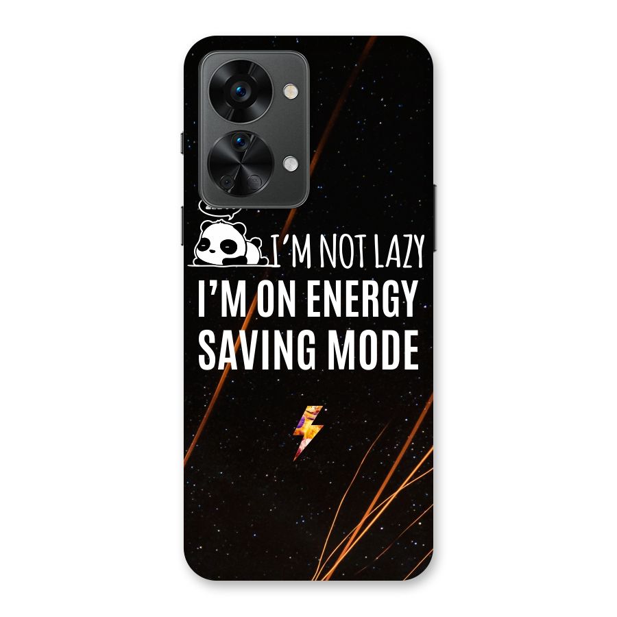 Energy Saving Mode Back Case for OnePlus Nord 2T
