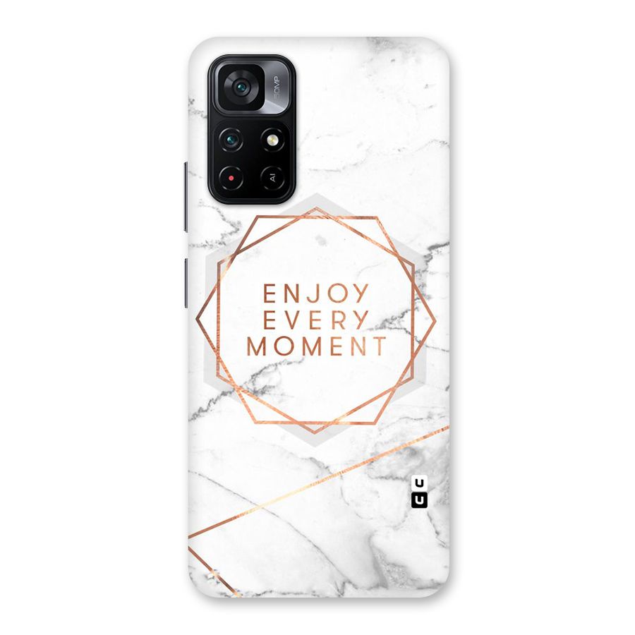 Enjoy Every Moment Back Case for Poco M4 Pro 5G
