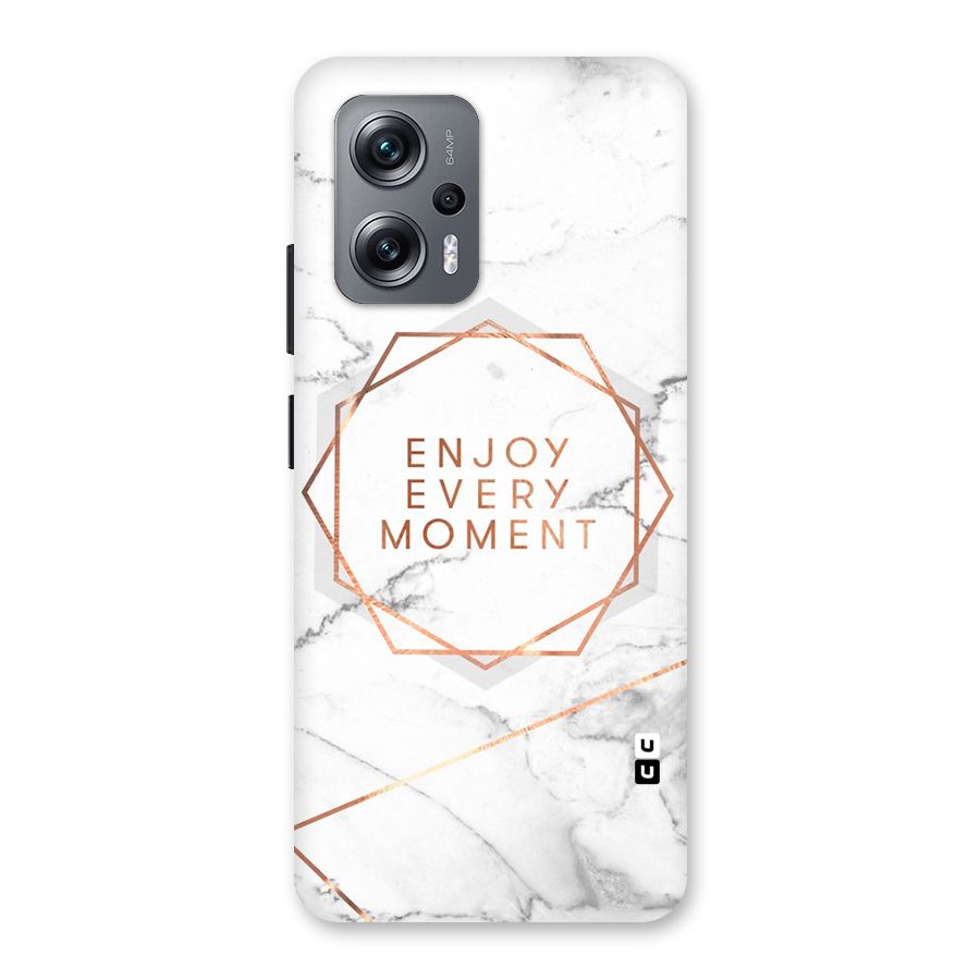 Enjoy Every Moment Back Case for Redmi K50i