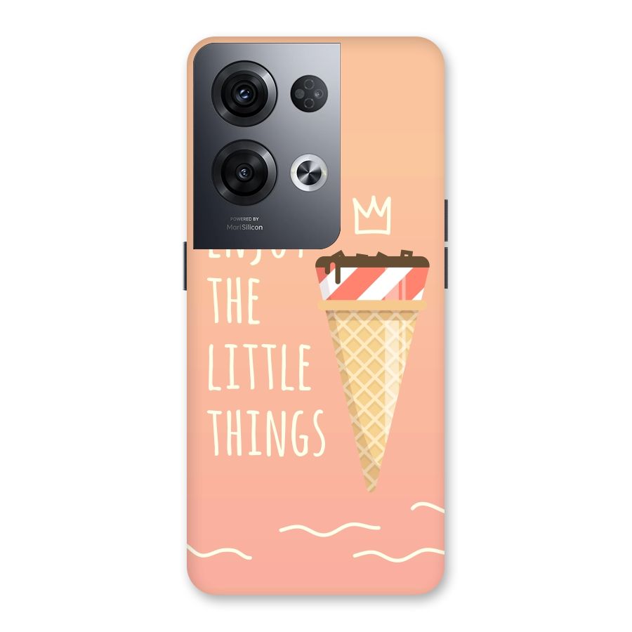 Enjoy the Little Things Back Case for Oppo Reno8 Pro 5G