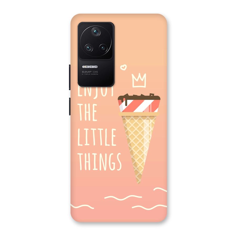 Enjoy the Little Things Back Case for Poco F4 5G