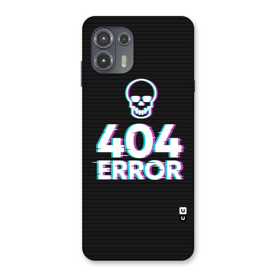 Error 404 Skull Back Case for Motorola Edge 20 Fusion