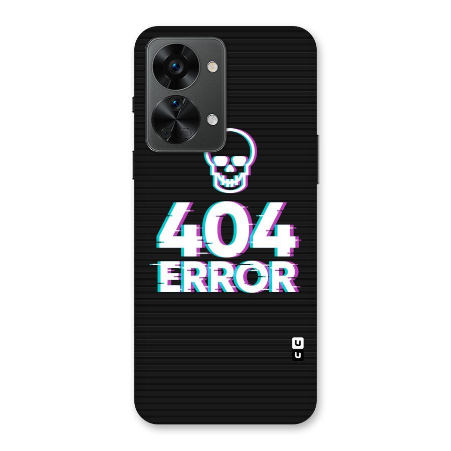 Error 404 Skull Back Case for OnePlus Nord 2T