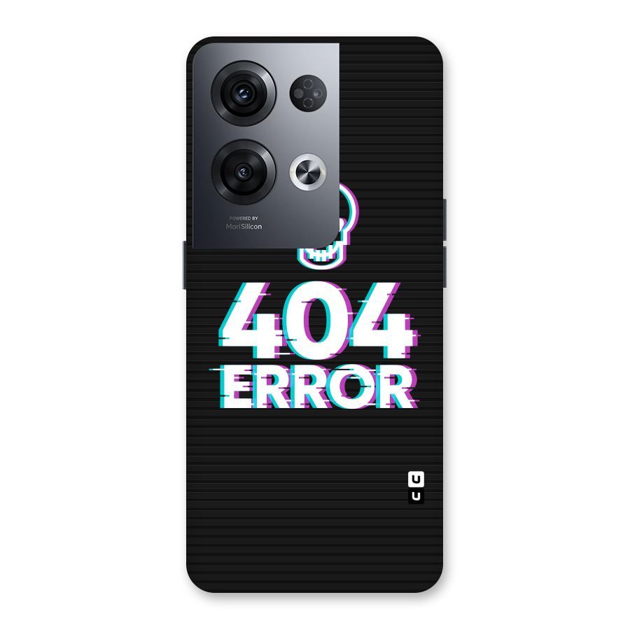 Error 404 Skull Back Case for Oppo Reno8 Pro 5G