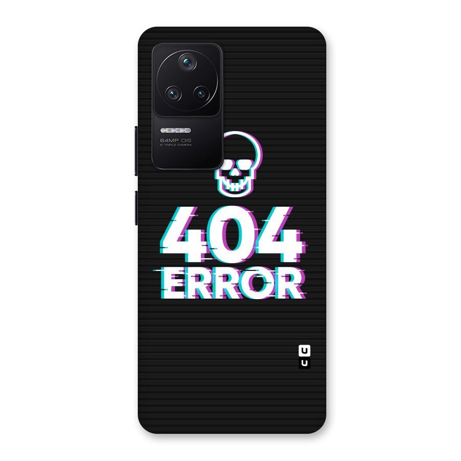 Error 404 Skull Back Case for Poco F4 5G