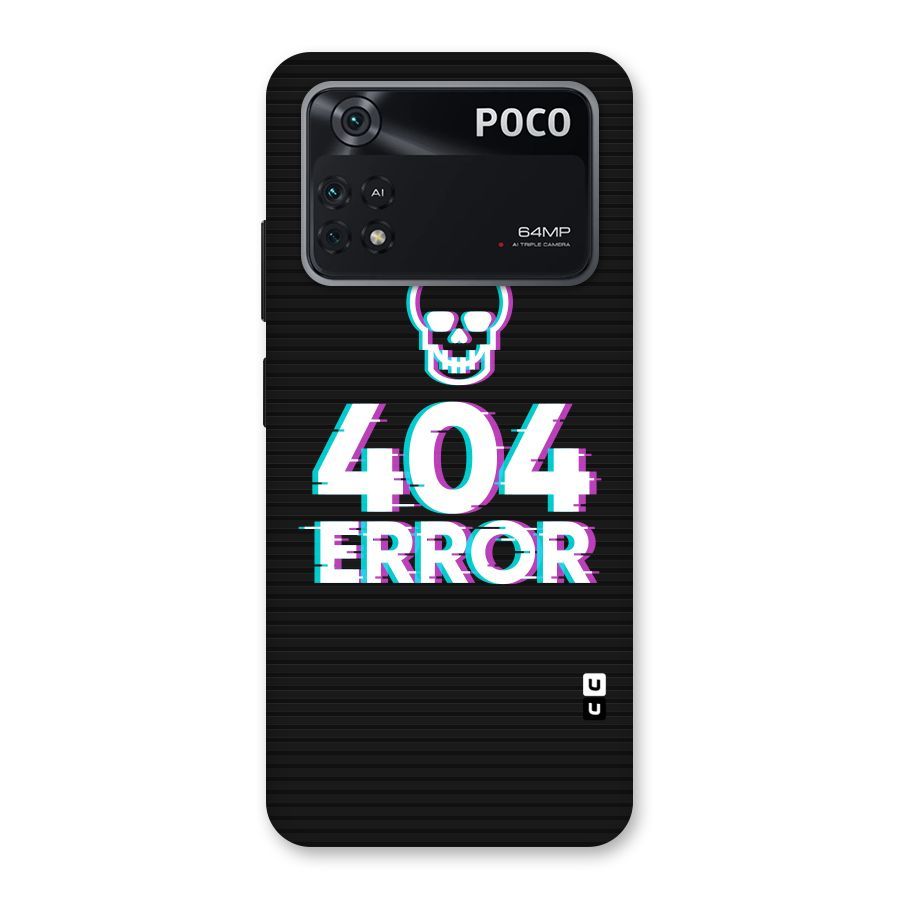Error 404 Skull Back Case for Poco M4 Pro 4G