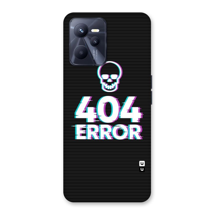 Error 404 Skull Back Case for Realme C35