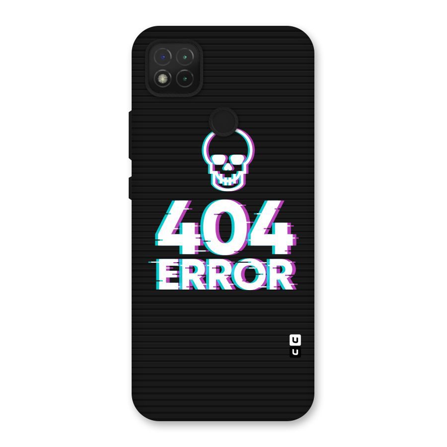 Error 404 Skull Back Case for Redmi 9 Activ