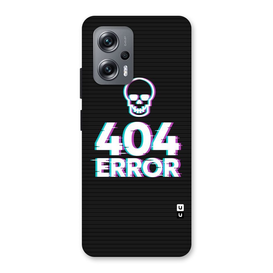 Error 404 Skull Back Case for Redmi K50i