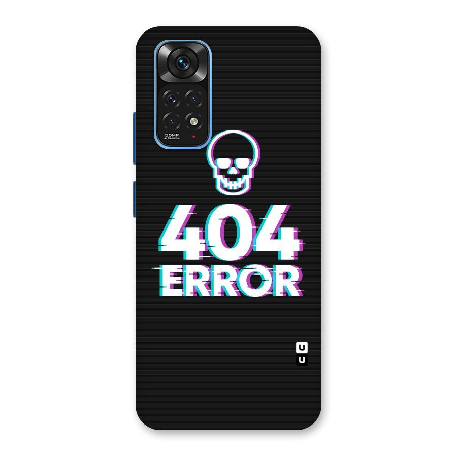 Error 404 Skull Back Case for Redmi Note 11S