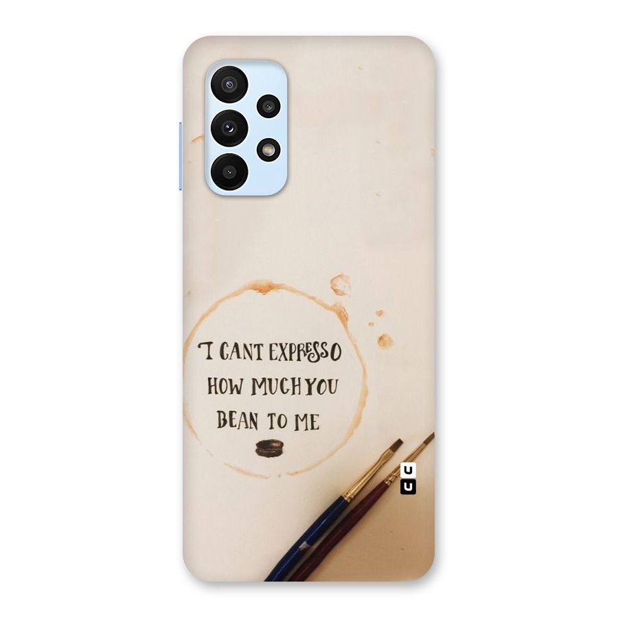 Espresso Bean Back Case for Galaxy A23
