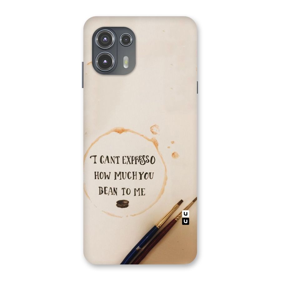 Espresso Bean Back Case for Motorola Edge 20 Fusion