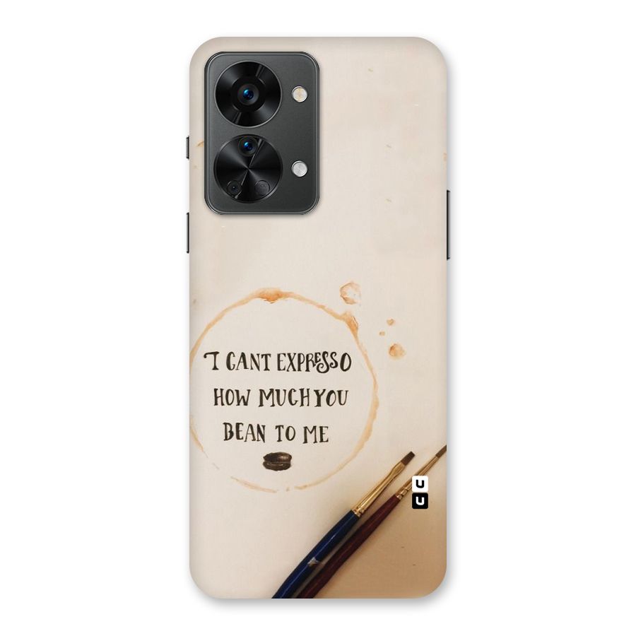 Espresso Bean Back Case for OnePlus Nord 2T