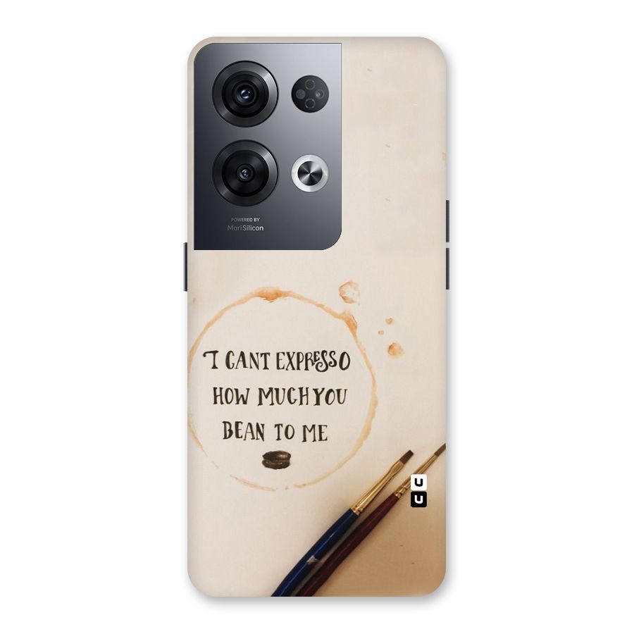 Espresso Bean Back Case for Oppo Reno8 Pro 5G