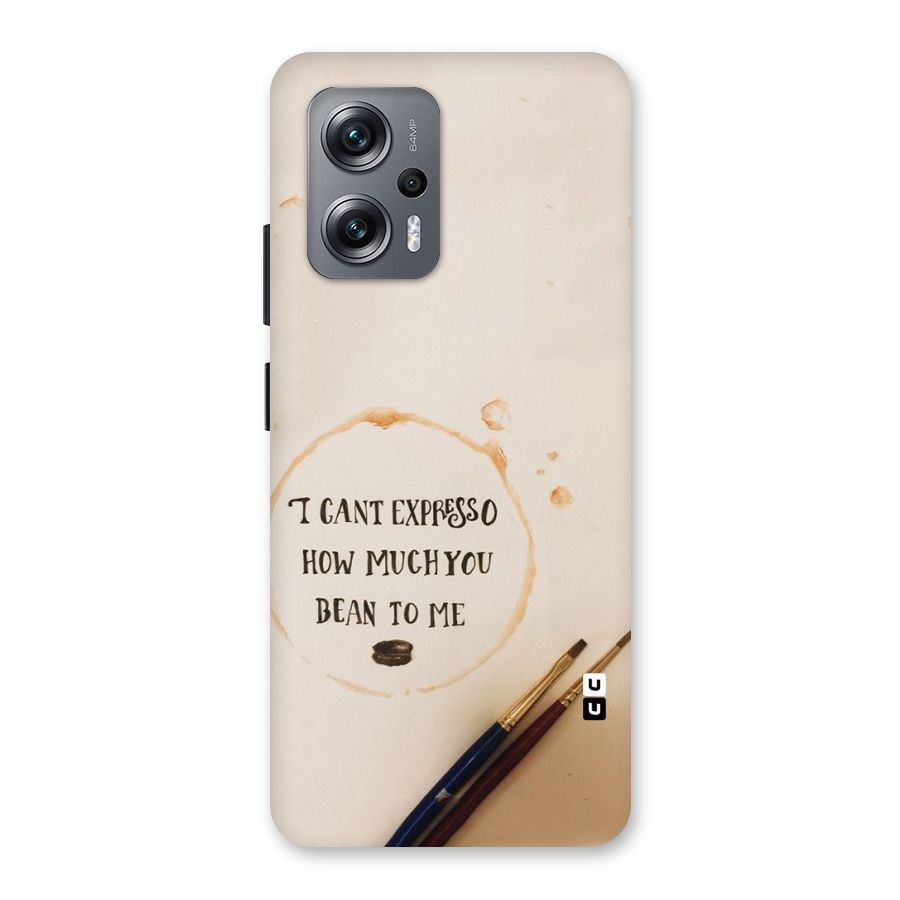 Espresso Bean Back Case for Redmi K50i