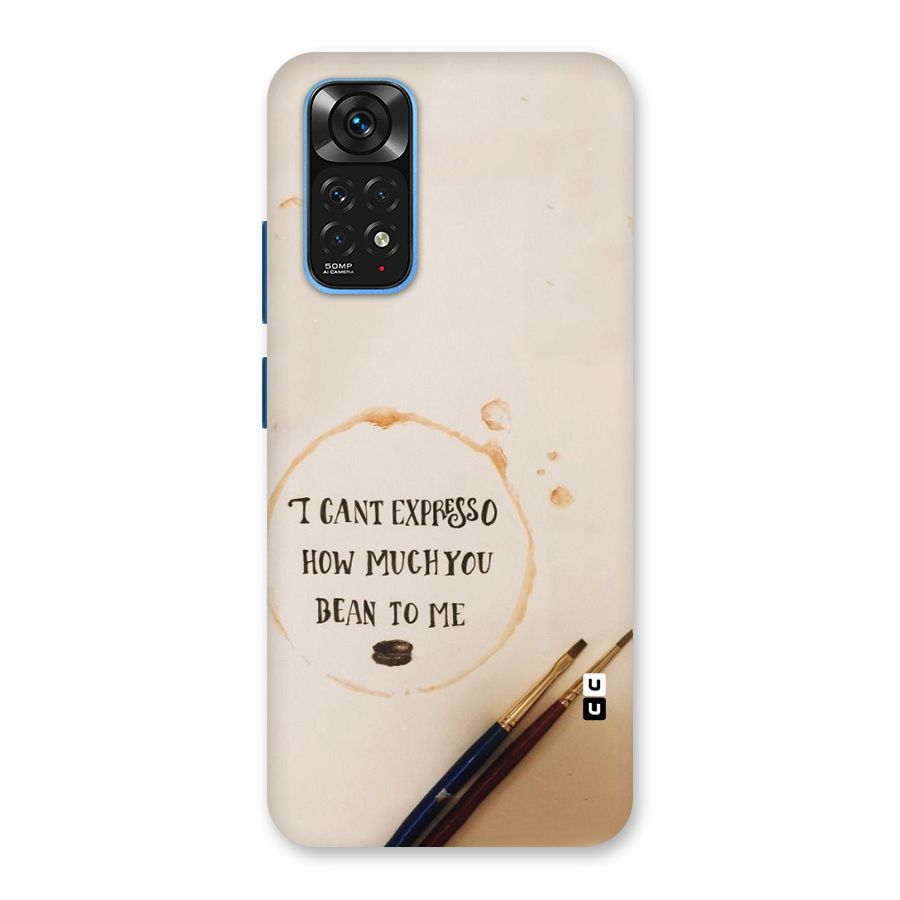 Espresso Bean Back Case for Redmi Note 11S