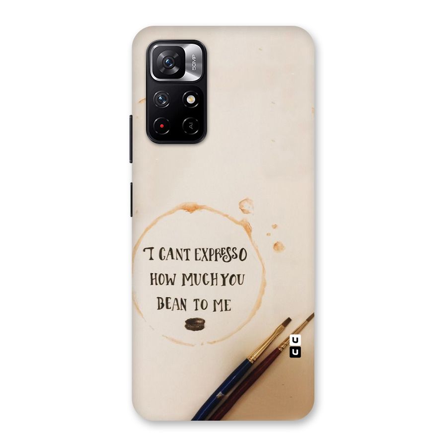 Espresso Bean Back Case for Redmi Note 11T 5G