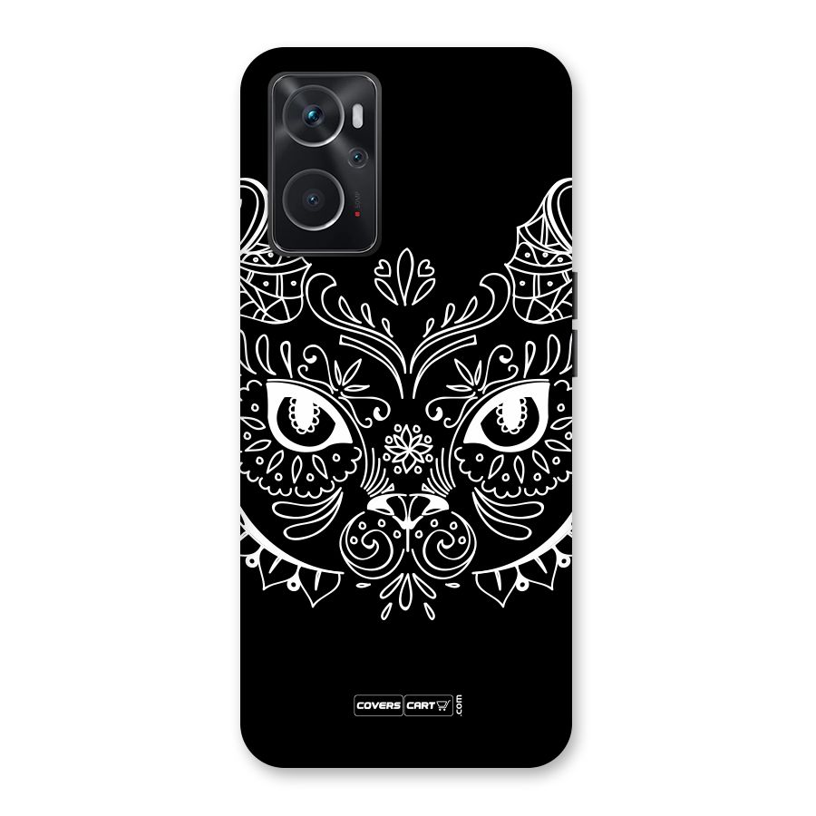 Ethnic Cat Design Back Case for Oppo K10 4G