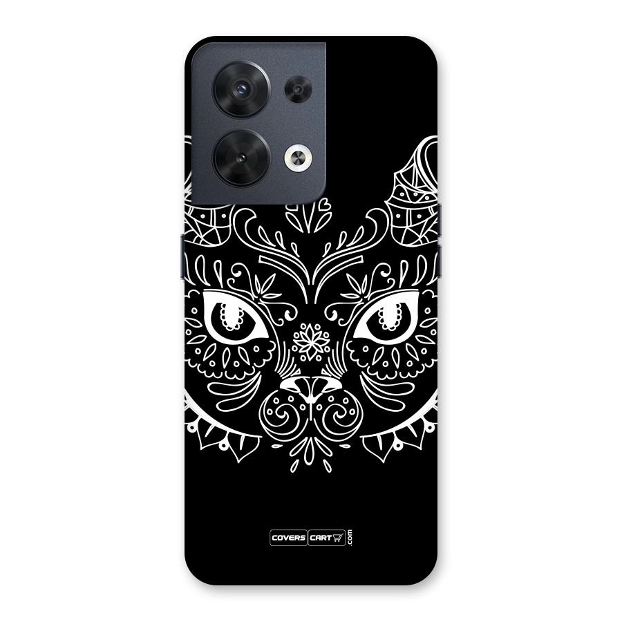 Ethnic Cat Design Back Case for Oppo Reno8 5G