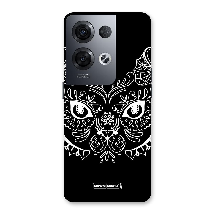 Ethnic Cat Design Back Case for Oppo Reno8 Pro 5G