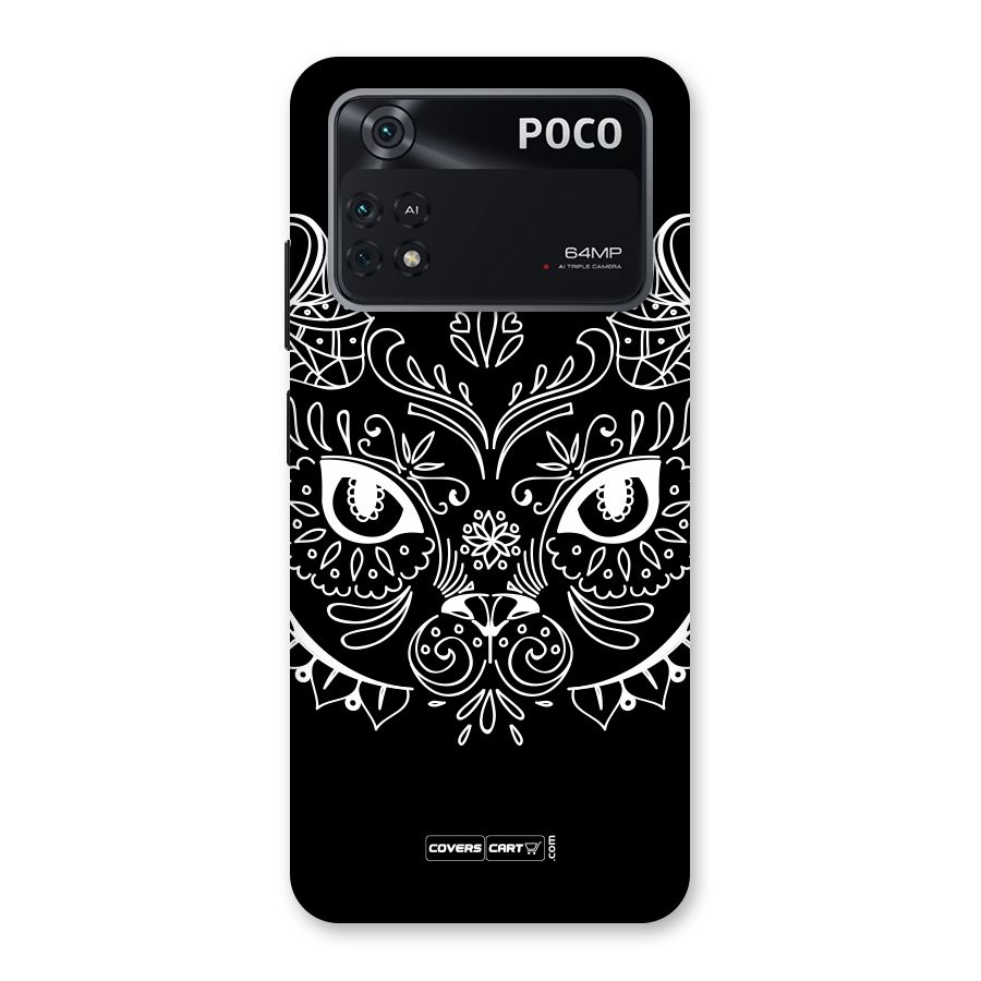 Ethnic Cat Design Back Case for Poco M4 Pro 4G