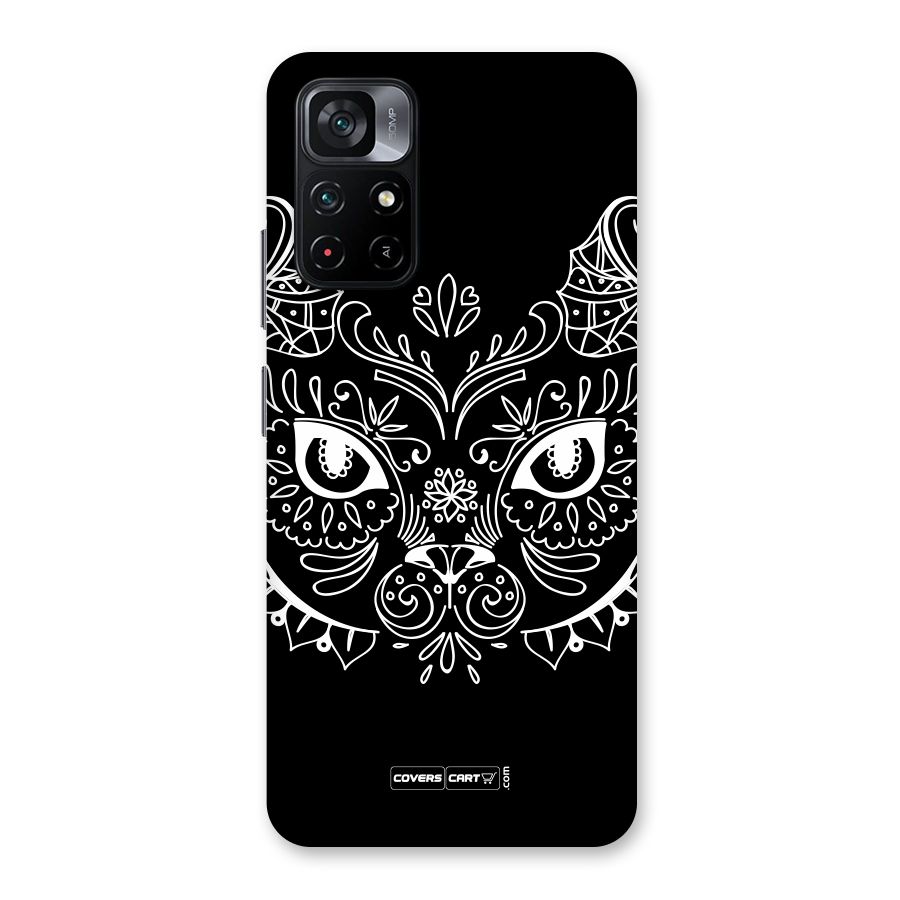 Ethnic Cat Design Back Case for Poco M4 Pro 5G