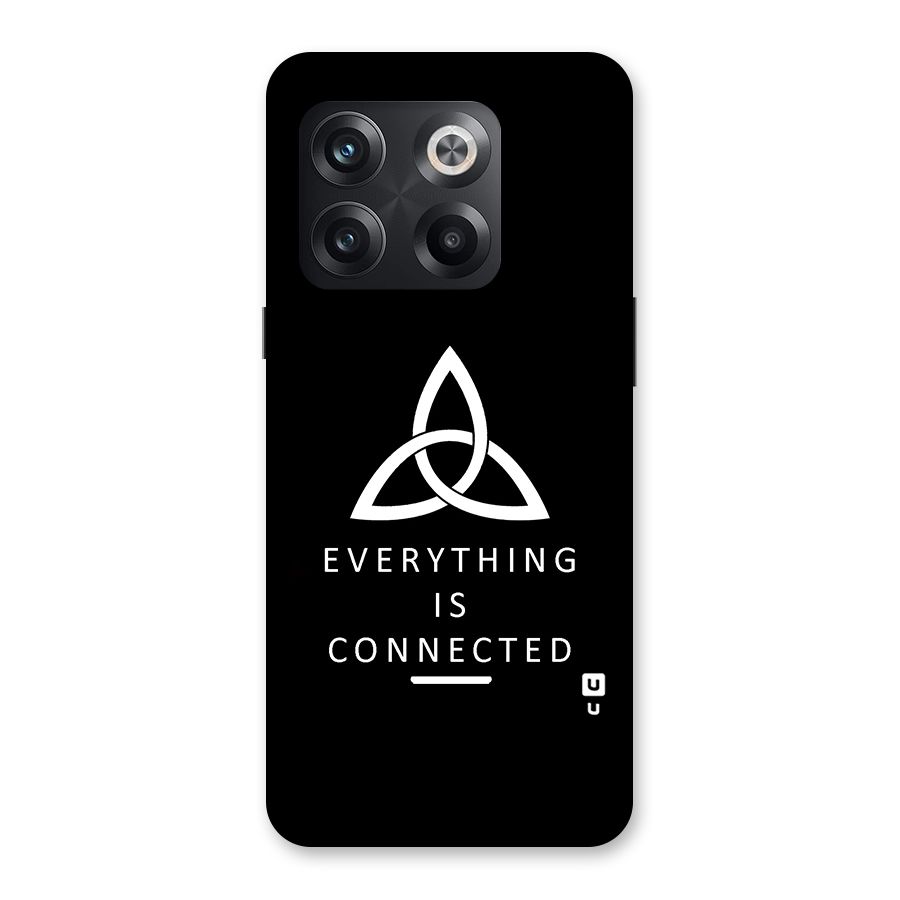 Everything is Connected Typography Back Case for OnePlus 10T