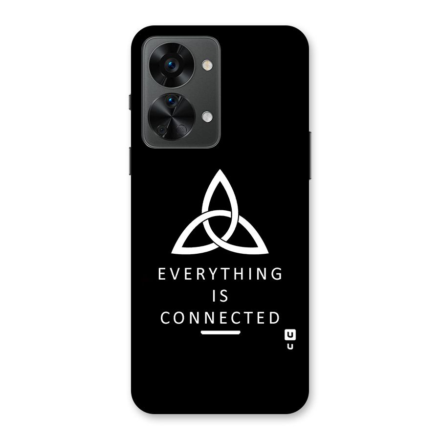 Everything is Connected Typography Back Case for OnePlus Nord 2T