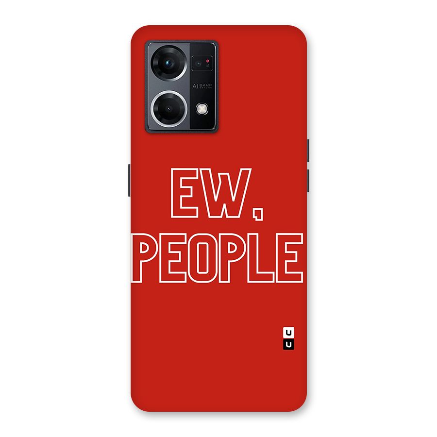 Ew People Glass Back Case for Oppo F21 Pro 5G