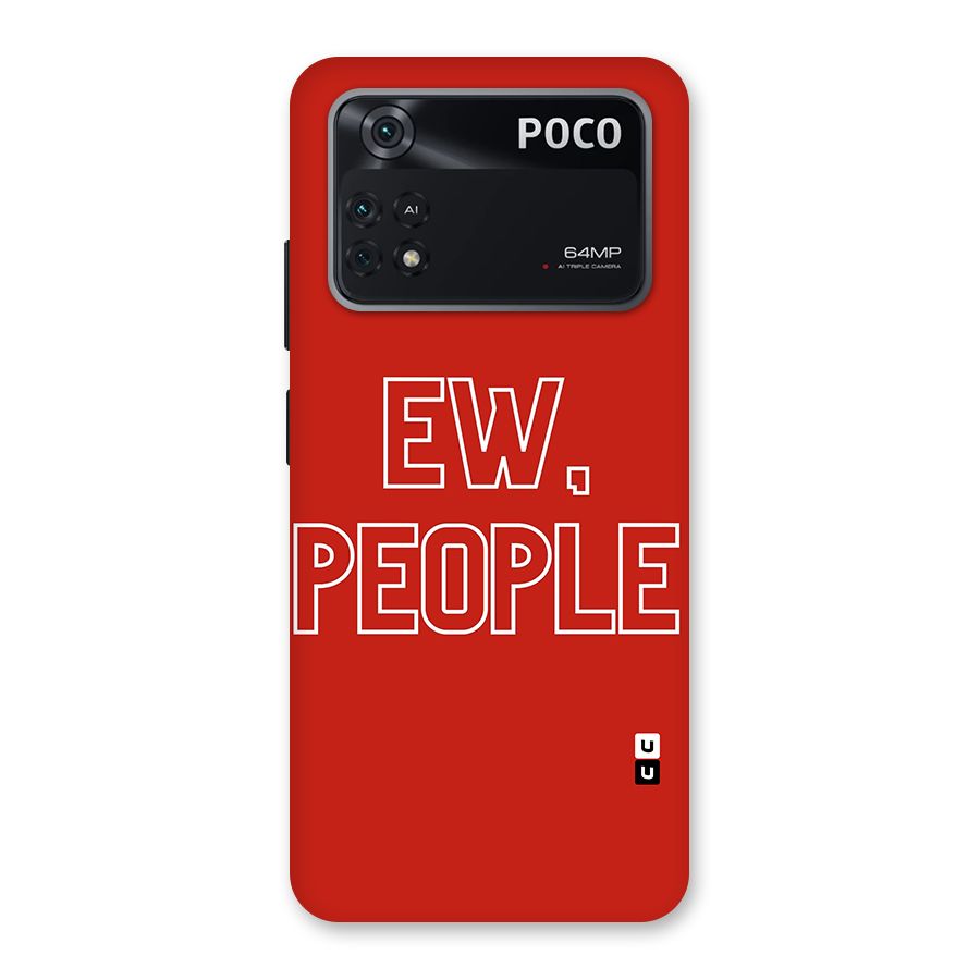 Ew People Back Case for Poco M4 Pro 4G