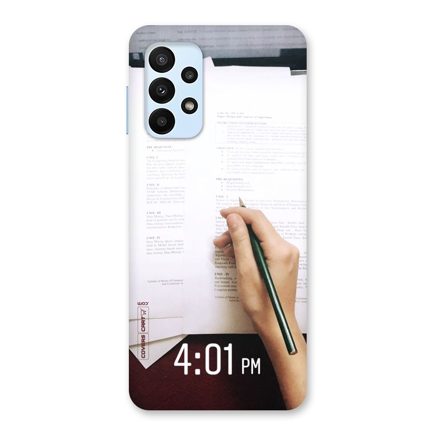 Exam Time Blues Back Case for Galaxy A23