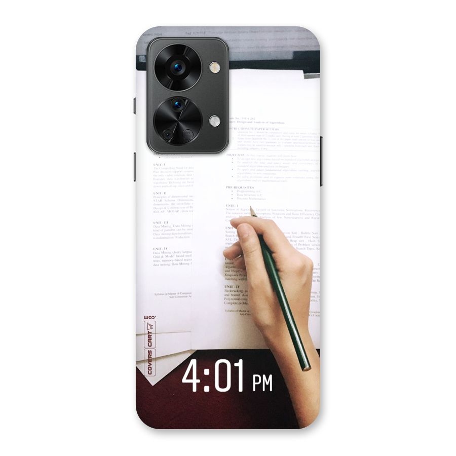 Exam Time Blues Back Case for OnePlus Nord 2T