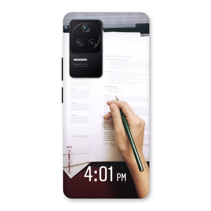 Exam Time Blues Back Case for Poco F4 5G