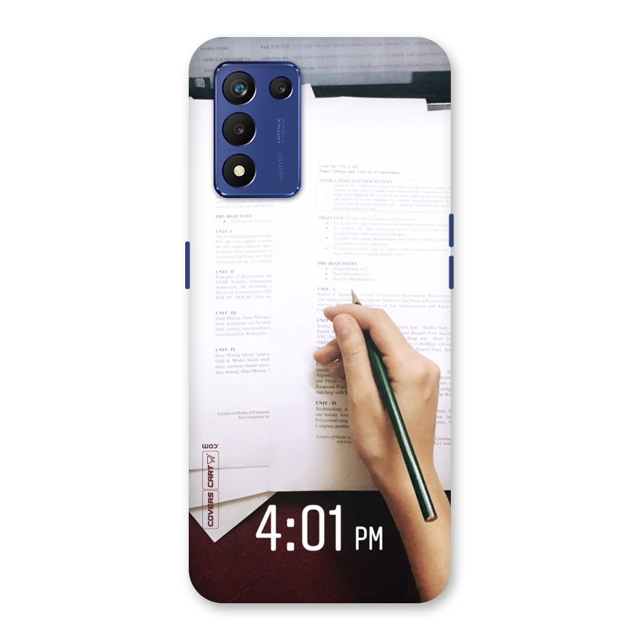 Exam Time Blues Back Case for Realme 9 5G Speed
