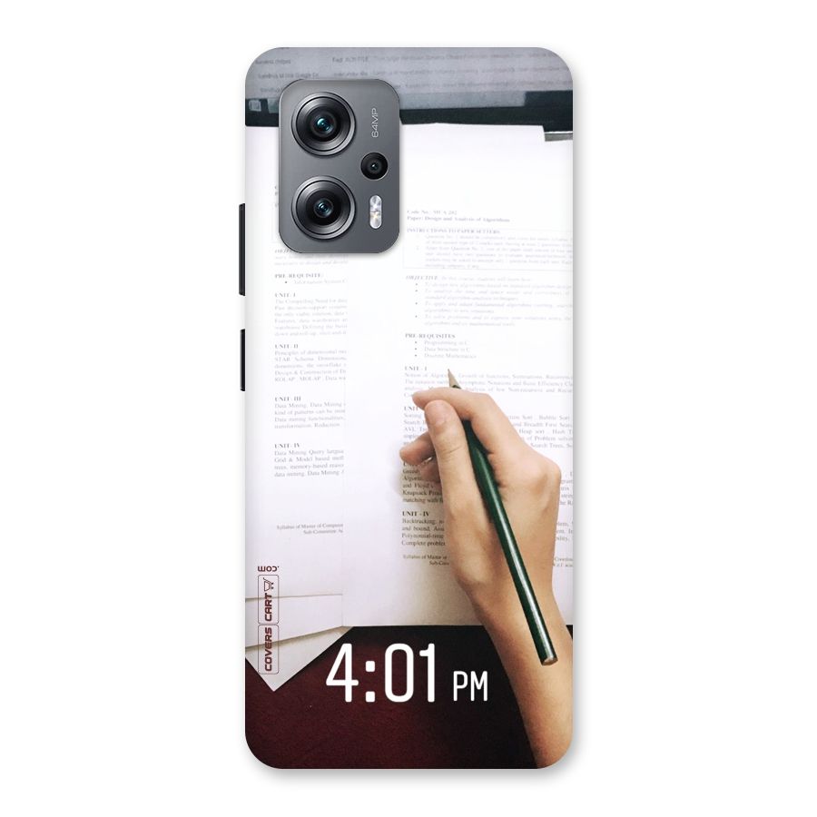 Exam Time Blues Back Case for Redmi K50i