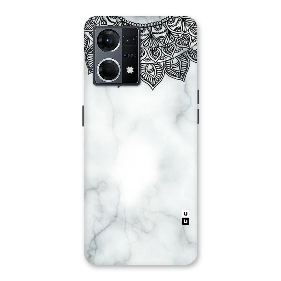 Exotic Marble Pattern Glass Back Case for Oppo F21 Pro 5G