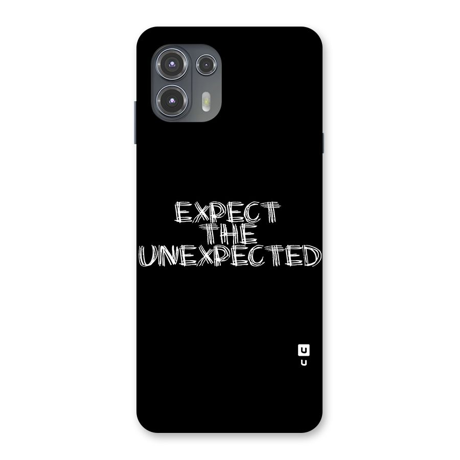 Expect The Unexpected Back Case for Motorola Edge 20 Fusion