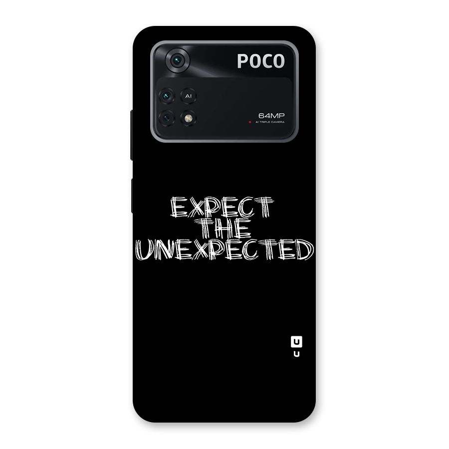 Expect The Unexpected Back Case for Poco M4 Pro 4G