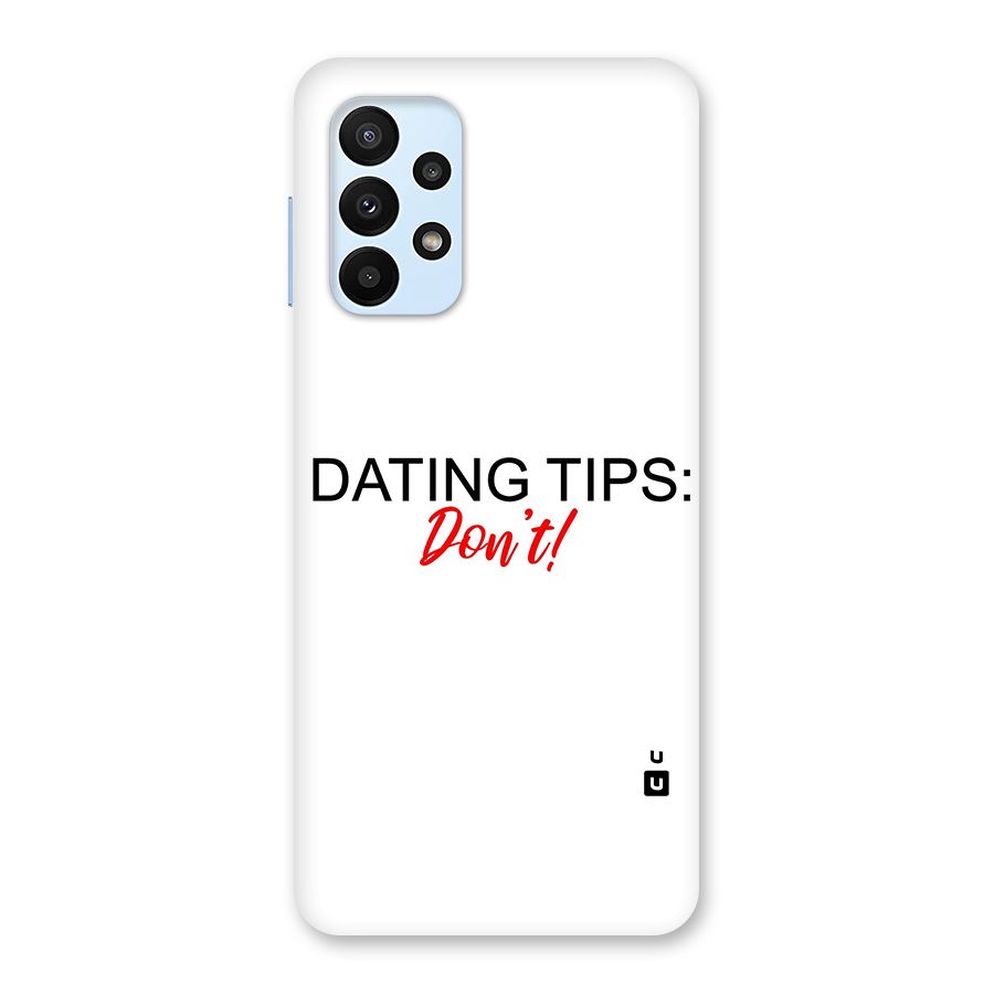 Expert Dating Tip Back Case for Galaxy A23